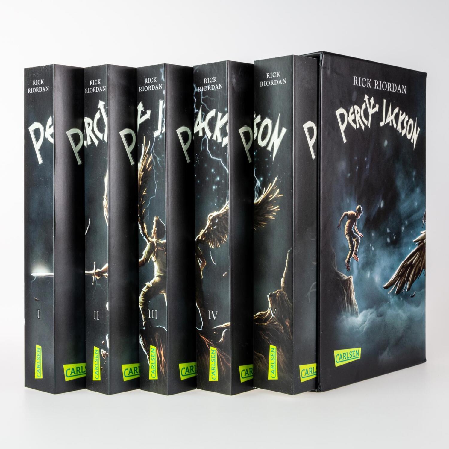 Bild: 9783551313690 | Percy-Jackson-Taschenbuchschuber (Percy Jackson) | Rick Riordan | Box