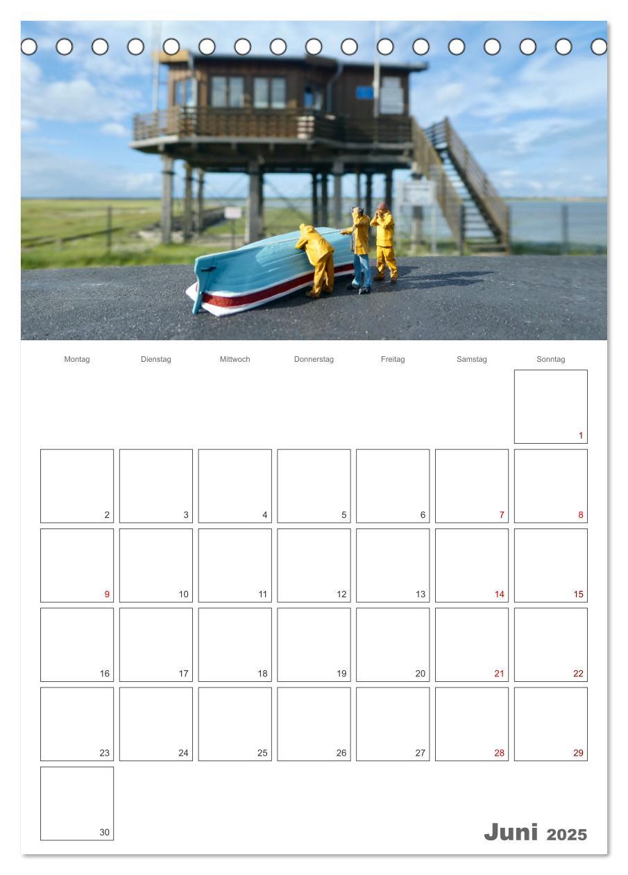 Bild: 9783435862238 | Wangerooge - Glücksort für Groß und Klein (Tischkalender 2025 DIN...