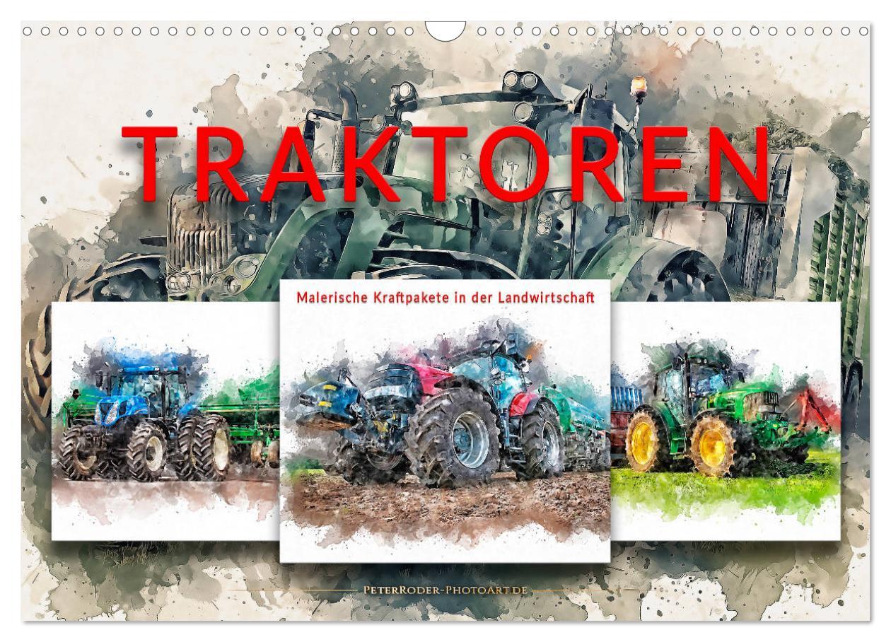 Cover: 9783435299003 | Traktoren - malerische Kraftpakete in der Landwirtschaft...