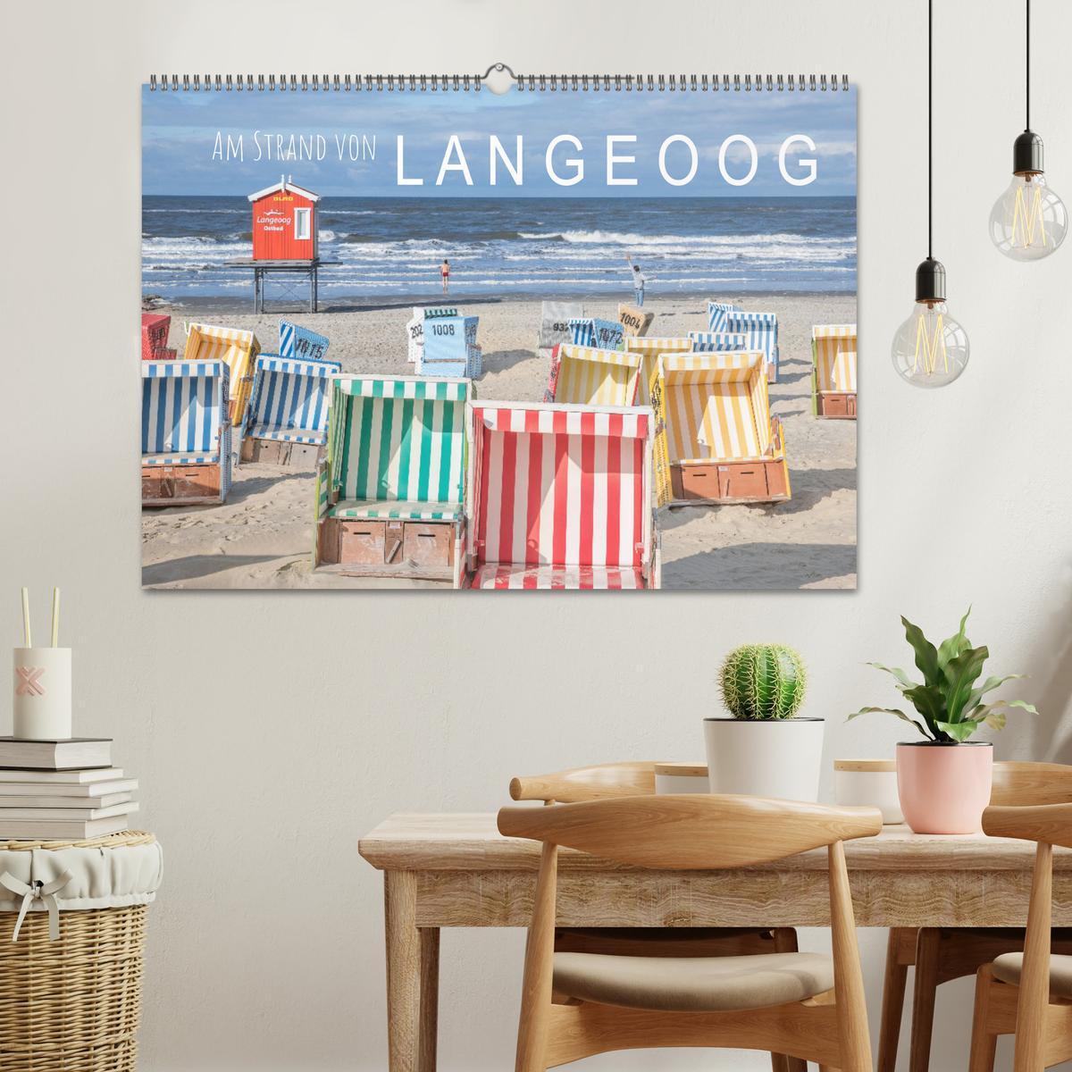 Bild: 9783435073191 | Am Strand von Langeoog (Wandkalender 2025 DIN A2 quer), CALVENDO...