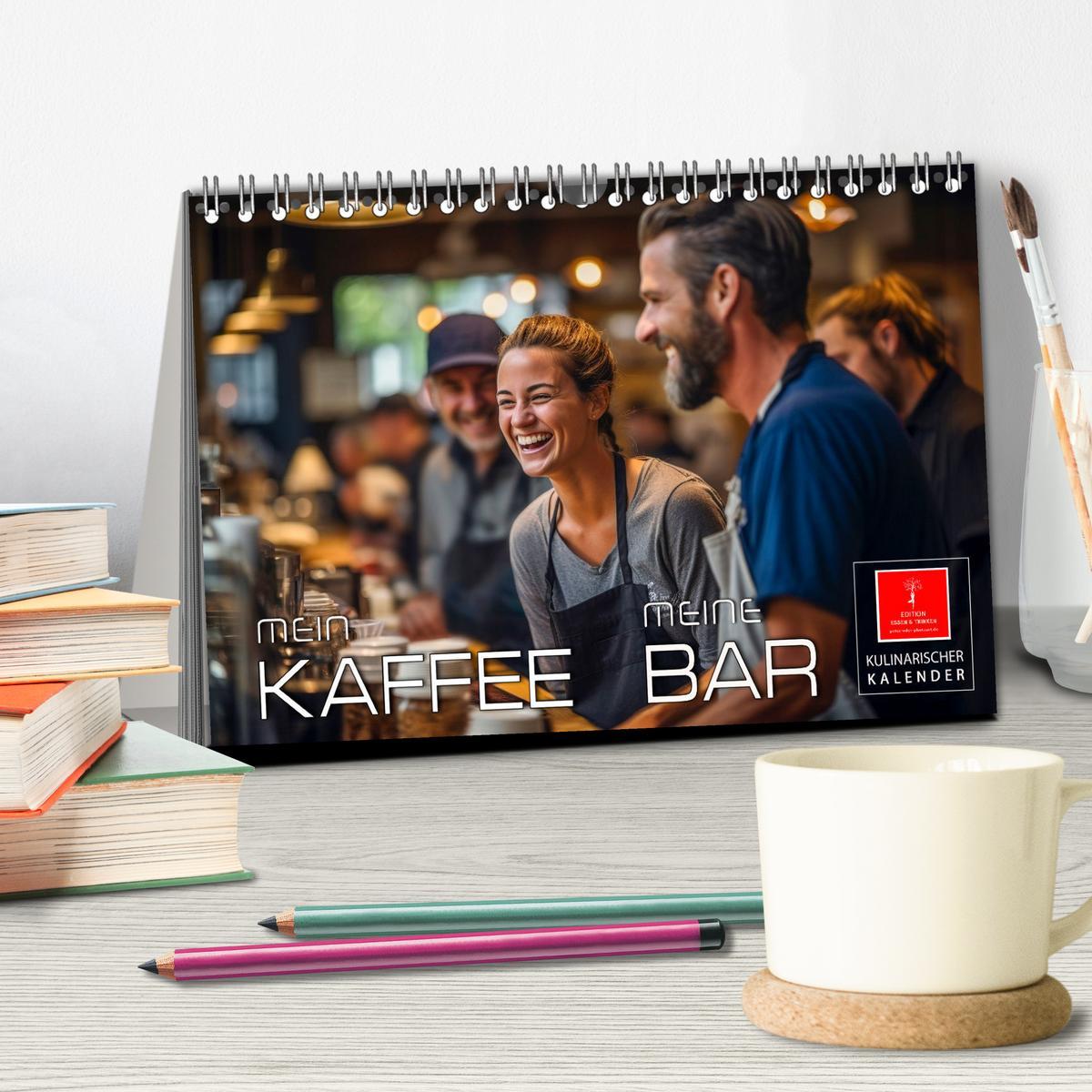 Bild: 9783383850028 | Mein Kaffee meine Bar (Tischkalender 2025 DIN A5 quer), CALVENDO...