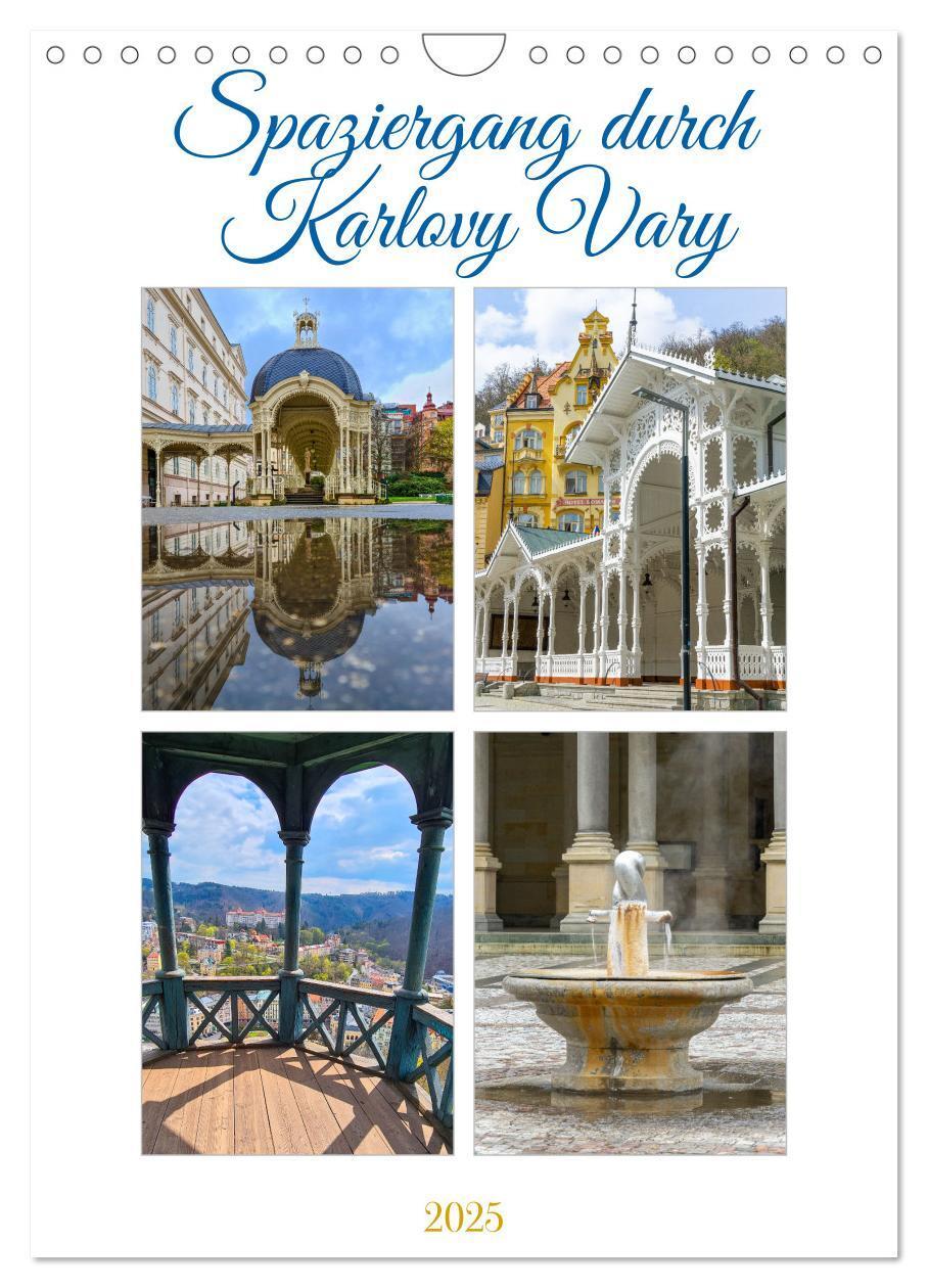 Cover: 9783383816635 | Spaziergang durch Karlovy Vary (Wandkalender 2025 DIN A4 hoch),...