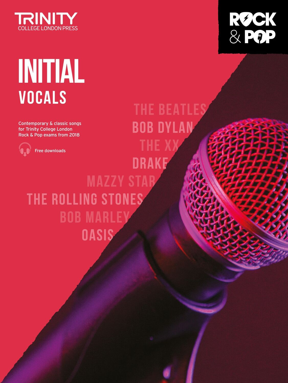 Cover: 9780857366658 | Trinity Rock &amp; Pop 2018 Vocals Book with Online Audio | Corporation