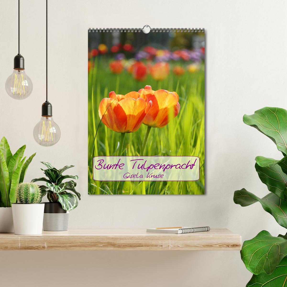 Bild: 9783435966134 | Bunte Tulpenpracht (Wandkalender 2025 DIN A3 hoch), CALVENDO...