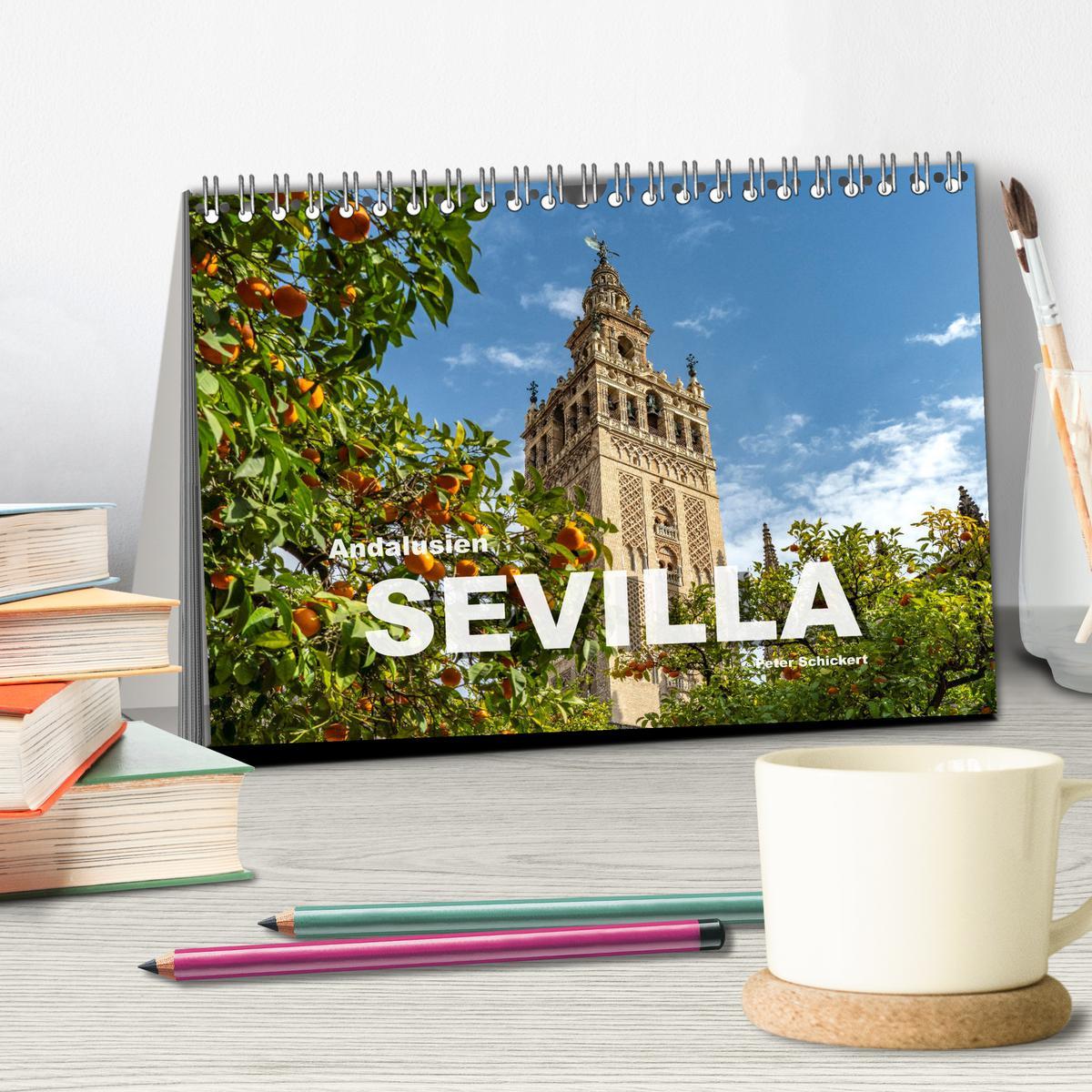 Bild: 9783383978180 | Andalusien - Sevilla (Tischkalender 2025 DIN A5 quer), CALVENDO...