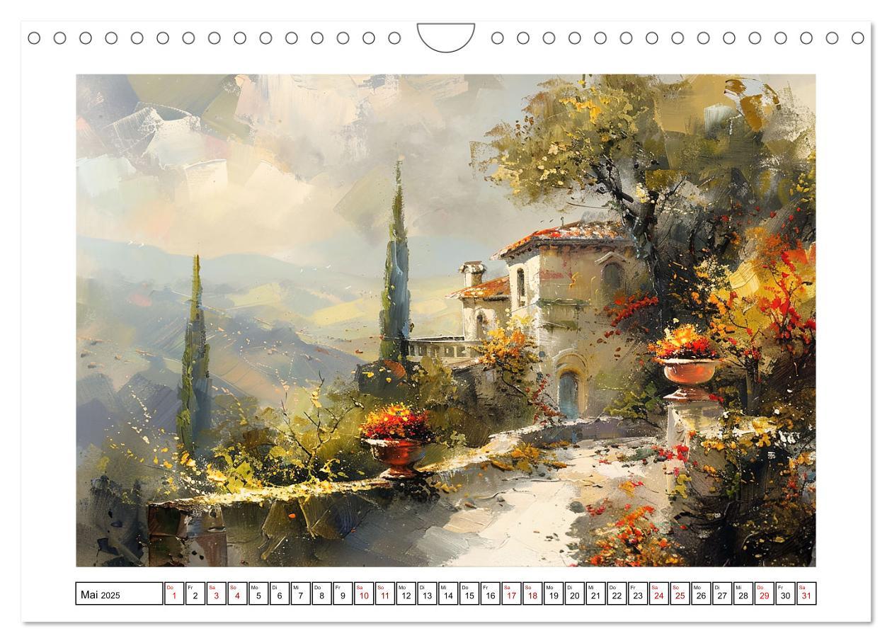 Bild: 9783457139462 | Toskana bis Provence (Wandkalender 2025 DIN A4 quer), CALVENDO...