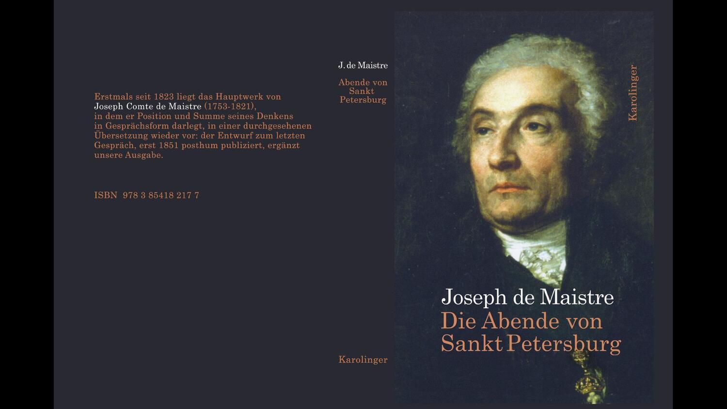 Cover: 9783854182177 | Die Abende von St. Petersburg | Joseph De Maistre | Buch | Deutsch