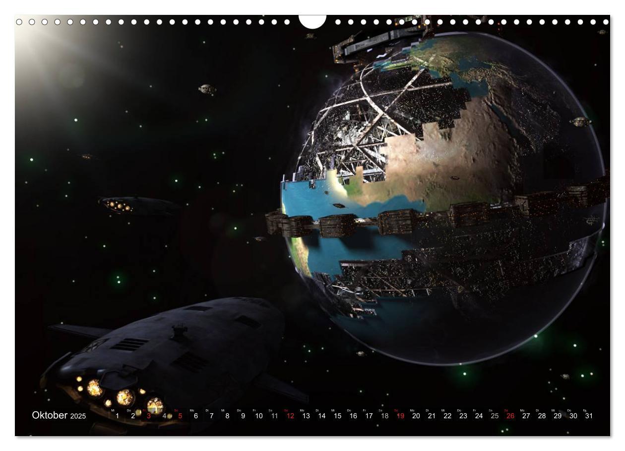 Bild: 9783435621286 | Planetare Traumwelten (Wandkalender 2025 DIN A3 quer), CALVENDO...