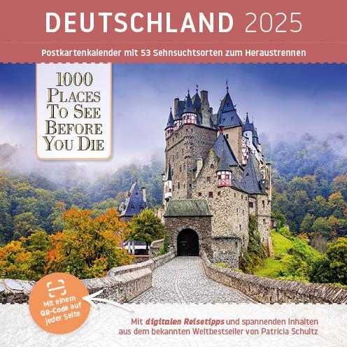 Cover: 9783961417537 | Deutschland 2025 | 1000 Places Postkartenkalender | Schulz Andreas