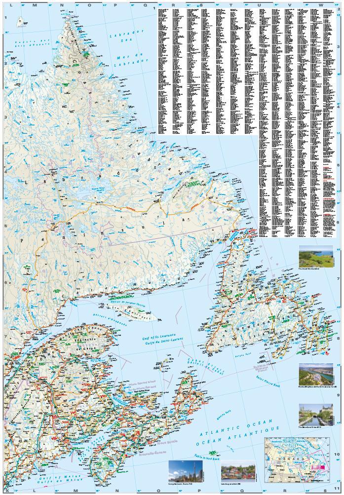 Bild: 9783831773411 | Reise Know-How Landkarte Kanada Ost / East Canada (1:1.900.000) | Rump