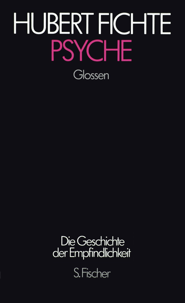 Cover: 9783100207234 | Psyche | Hubert Fichte | Buch | 528 S. | Deutsch | 1990