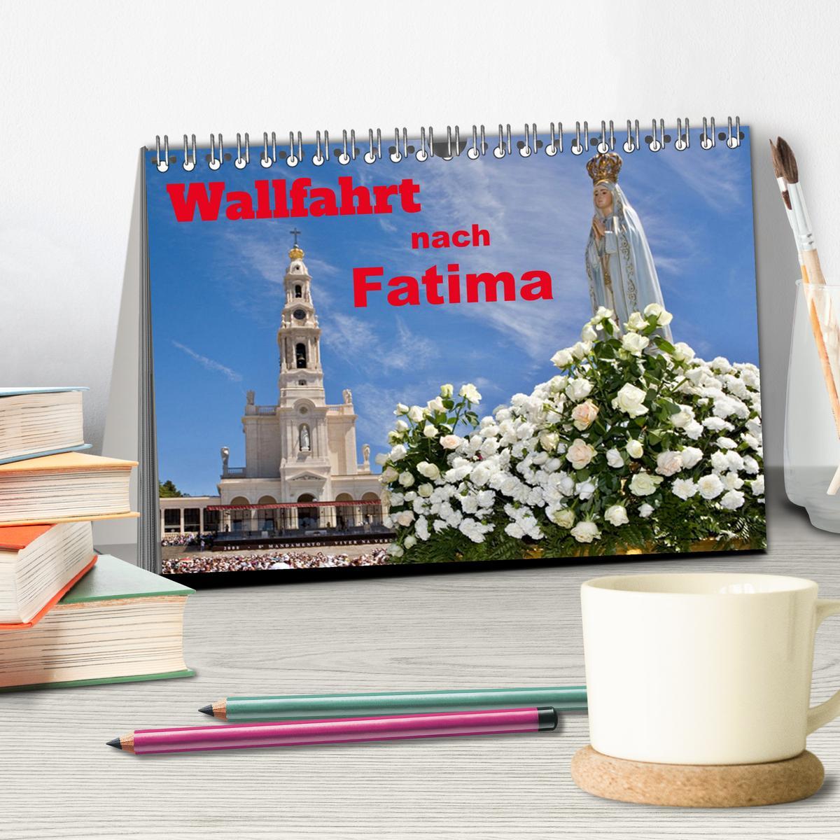 Bild: 9783435007912 | Wallfahrt nach Fatima (Tischkalender 2025 DIN A5 quer), CALVENDO...