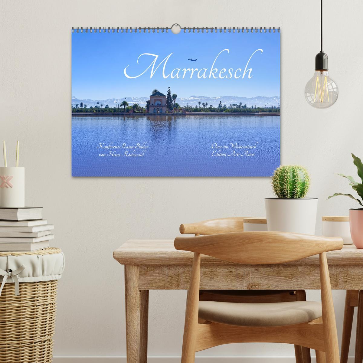 Bild: 9783383913525 | Marrakesch - Oase im Wüstenstaub (Wandkalender 2025 DIN A3 quer),...