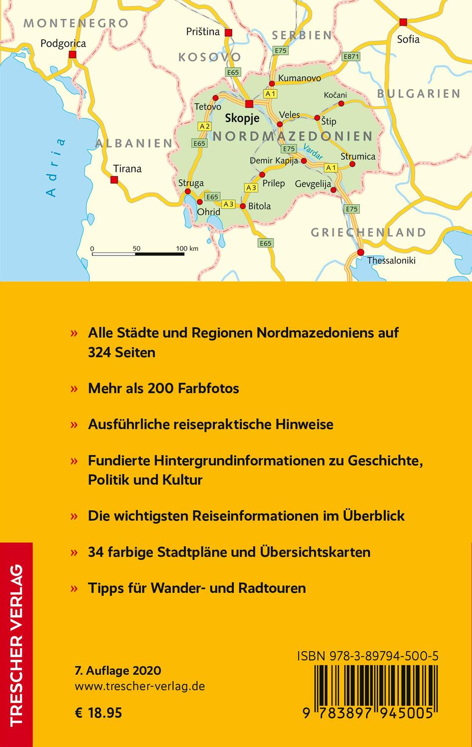 Rückseite: 9783897945005 | Reiseführer Nordmazedonien | Philine von Oppeln | Taschenbuch | ENGLBR