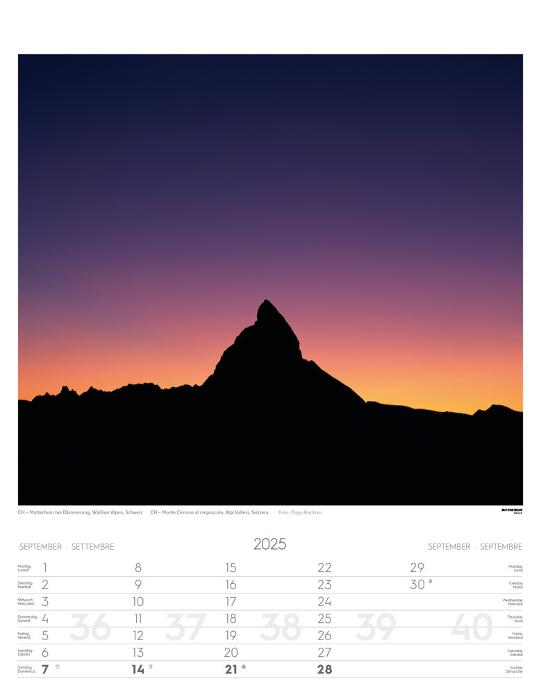 Bild: 9788868397418 | Alpen Kalender 2025 | Alpi - Alps | Athesia-Tappeiner Verlag | 14 S.