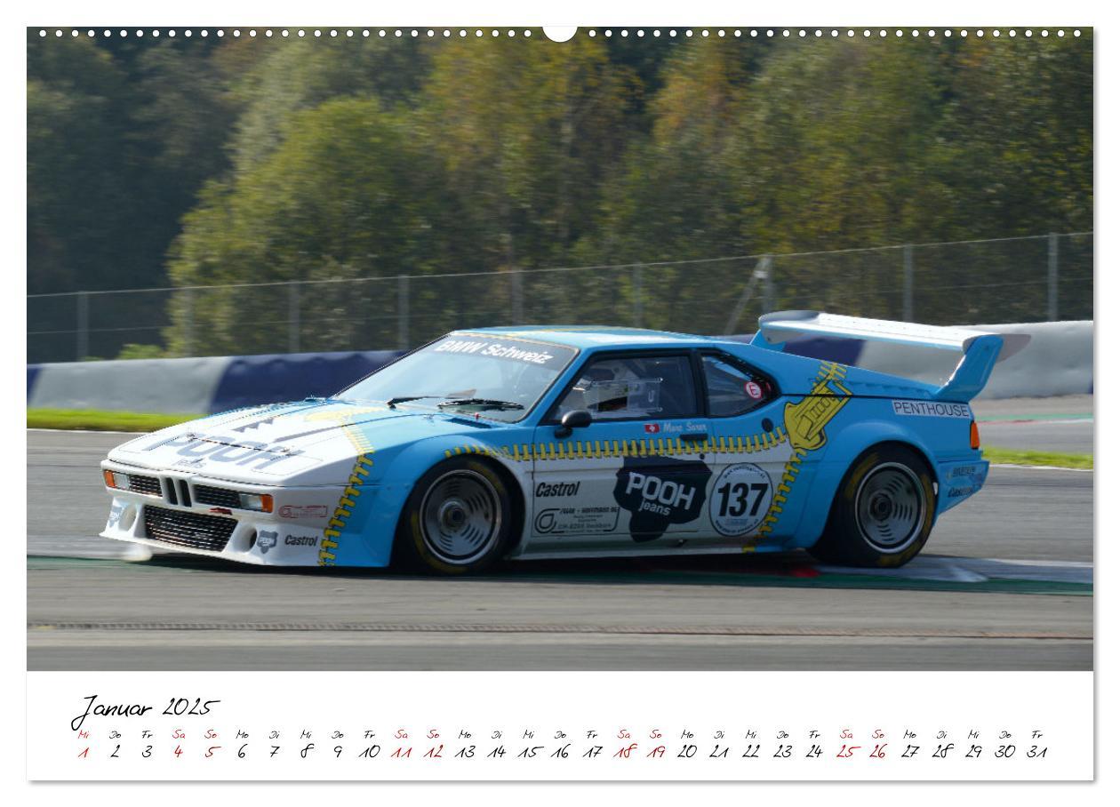 Bild: 9783435011148 | BMW M1 Procar (Wandkalender 2025 DIN A2 quer), CALVENDO Monatskalender