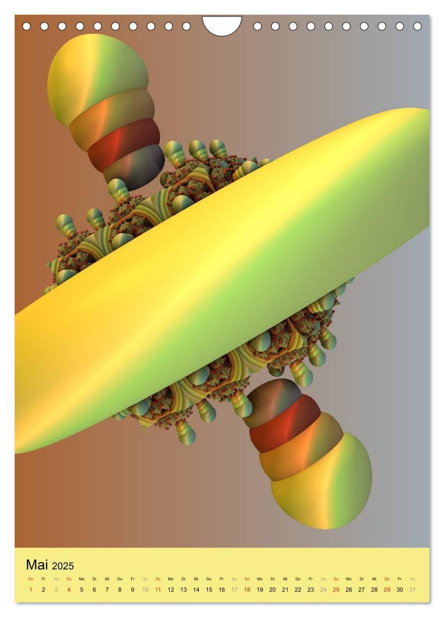 Bild: 9783457085790 | Fraktale Geometrie (Wandkalender 2025 DIN A4 hoch), CALVENDO...