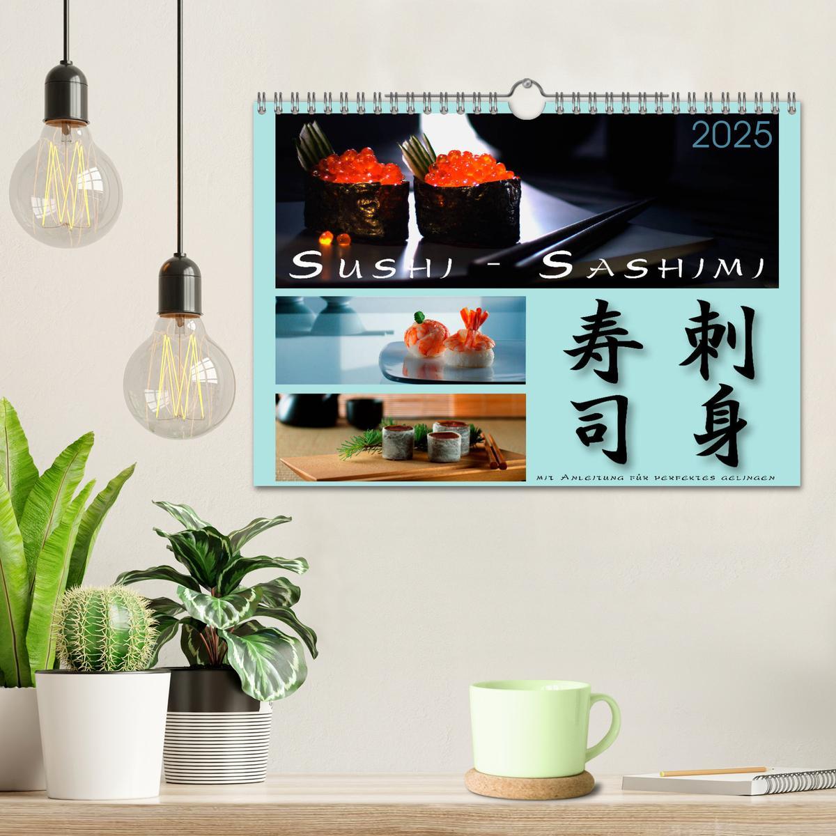 Bild: 9783435460182 | Sushi - Sashimi mit Anleitung für perfektes Gelingen (Wandkalender...