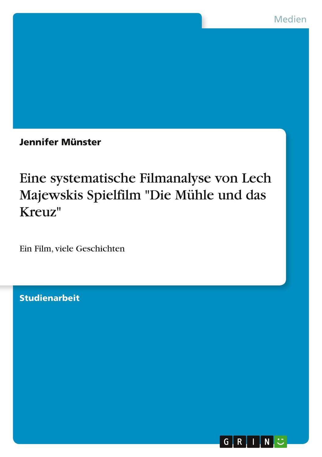 Cover: 9783346176455 | Eine systematische Filmanalyse von Lech Majewskis Spielfilm "Die...