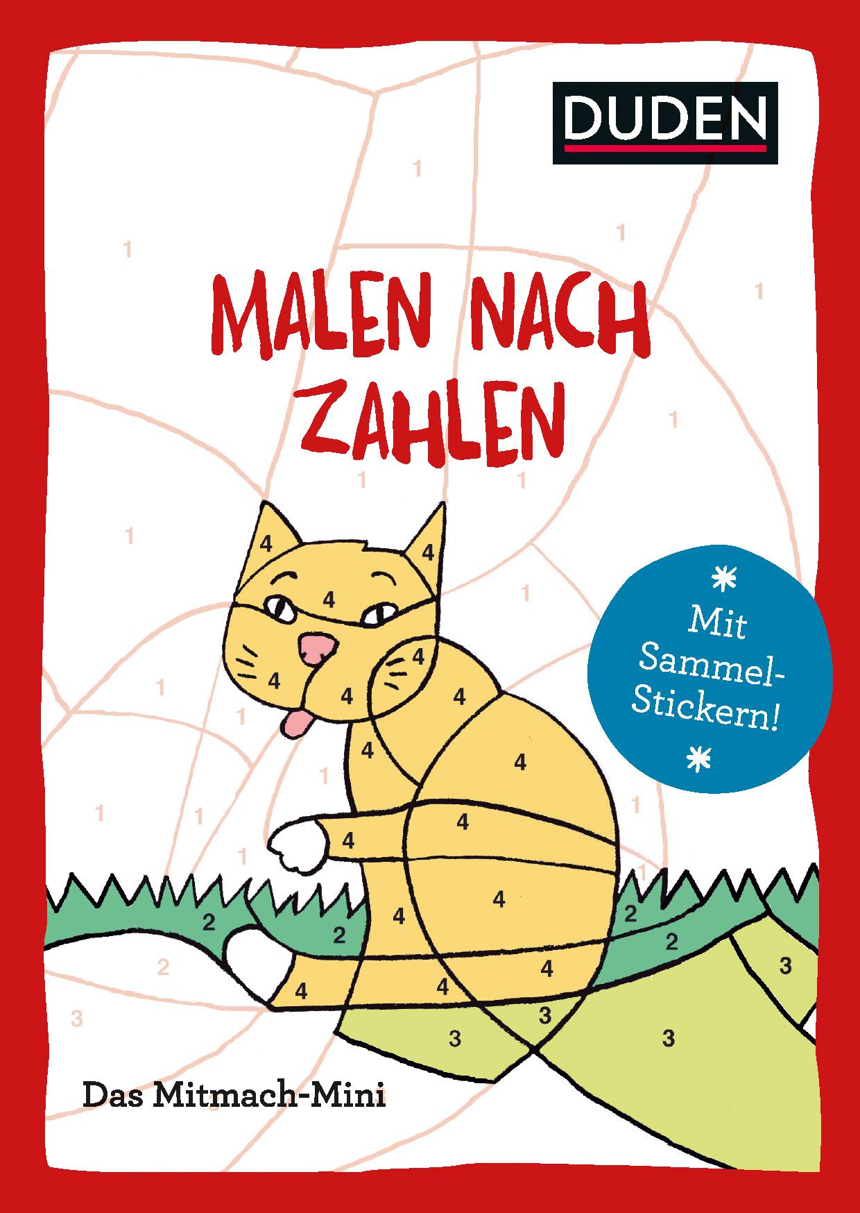 Cover: 9783411853274 | Duden Minis (Band 28) - Malen nach Zahlen / VE3 | Dudenredaktion