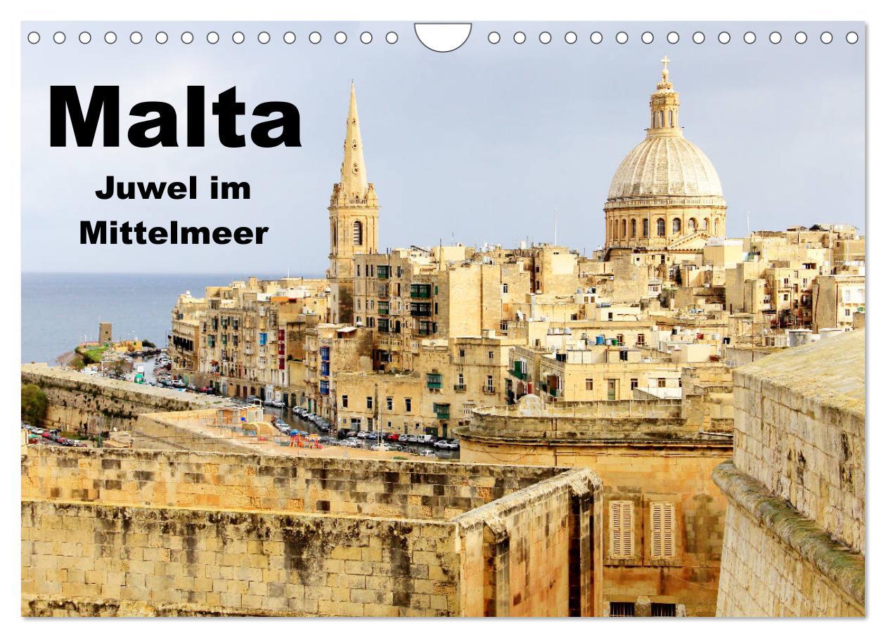 Cover: 9783435618910 | Malta - Juwel im Mittelmeer (Wandkalender 2025 DIN A4 quer),...