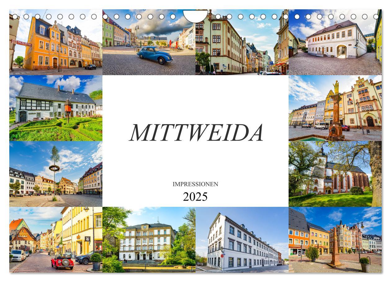 Cover: 9783435236510 | Mittweida Impressionen (Wandkalender 2025 DIN A4 quer), CALVENDO...