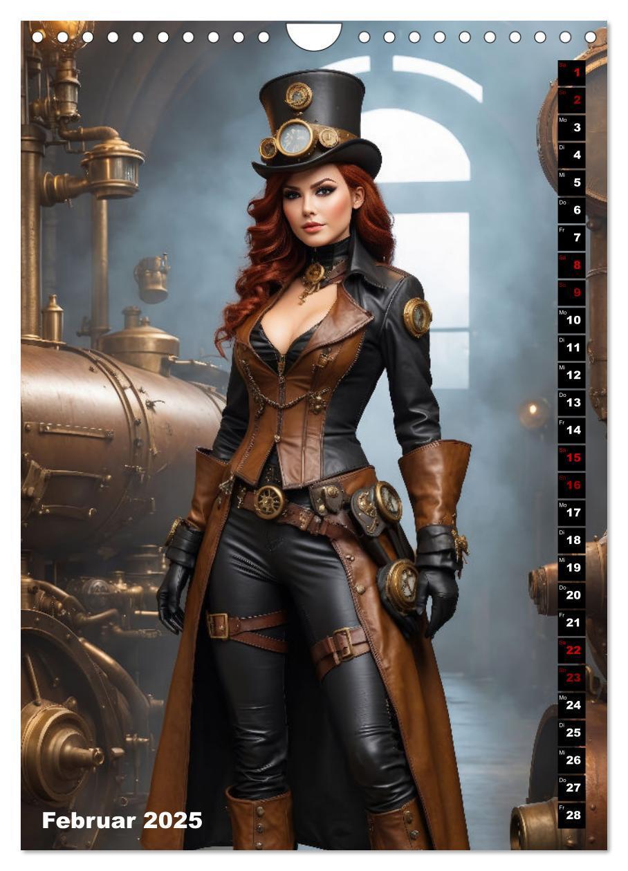 Bild: 9783435843992 | Steampunk Divas (Wandkalender 2025 DIN A4 hoch), CALVENDO...