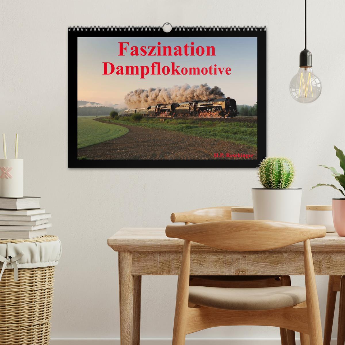 Bild: 9783435638611 | Faszination Dampflokomotive (Wandkalender 2025 DIN A3 quer),...