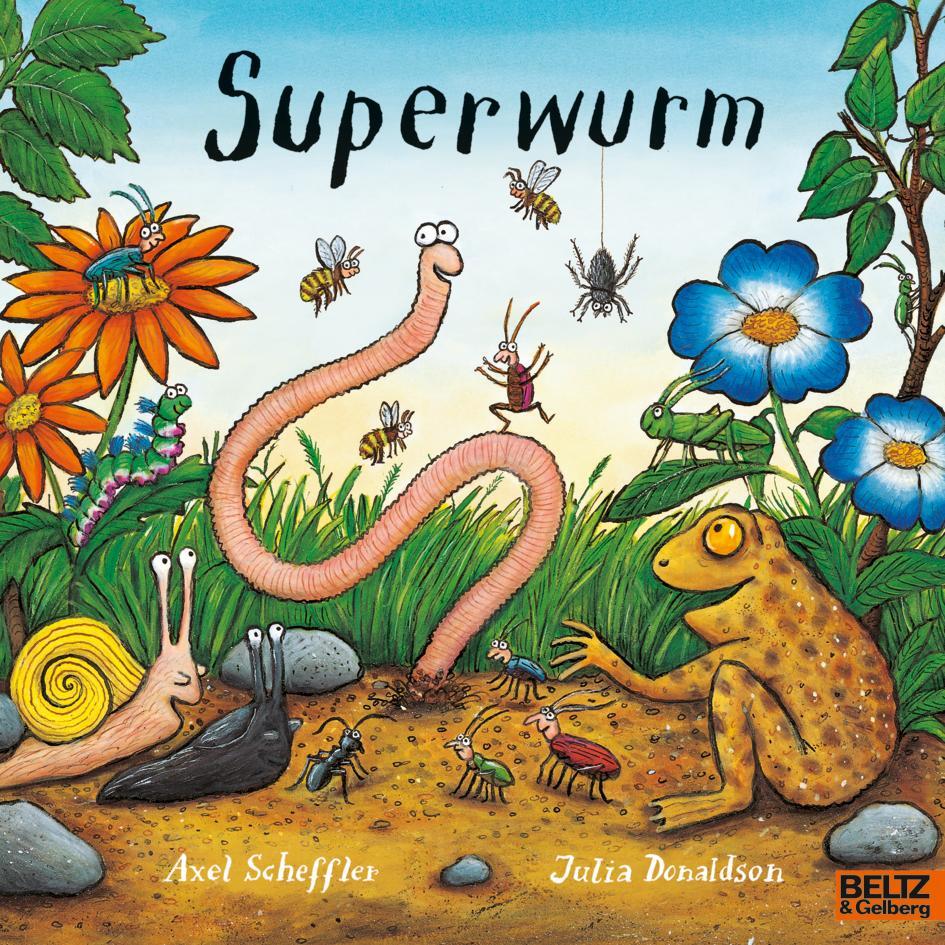 Cover: 9783407762511 | Superwurm | Vierfarbiges Bilderbuch | Axel Scheffler (u. a.) | Buch