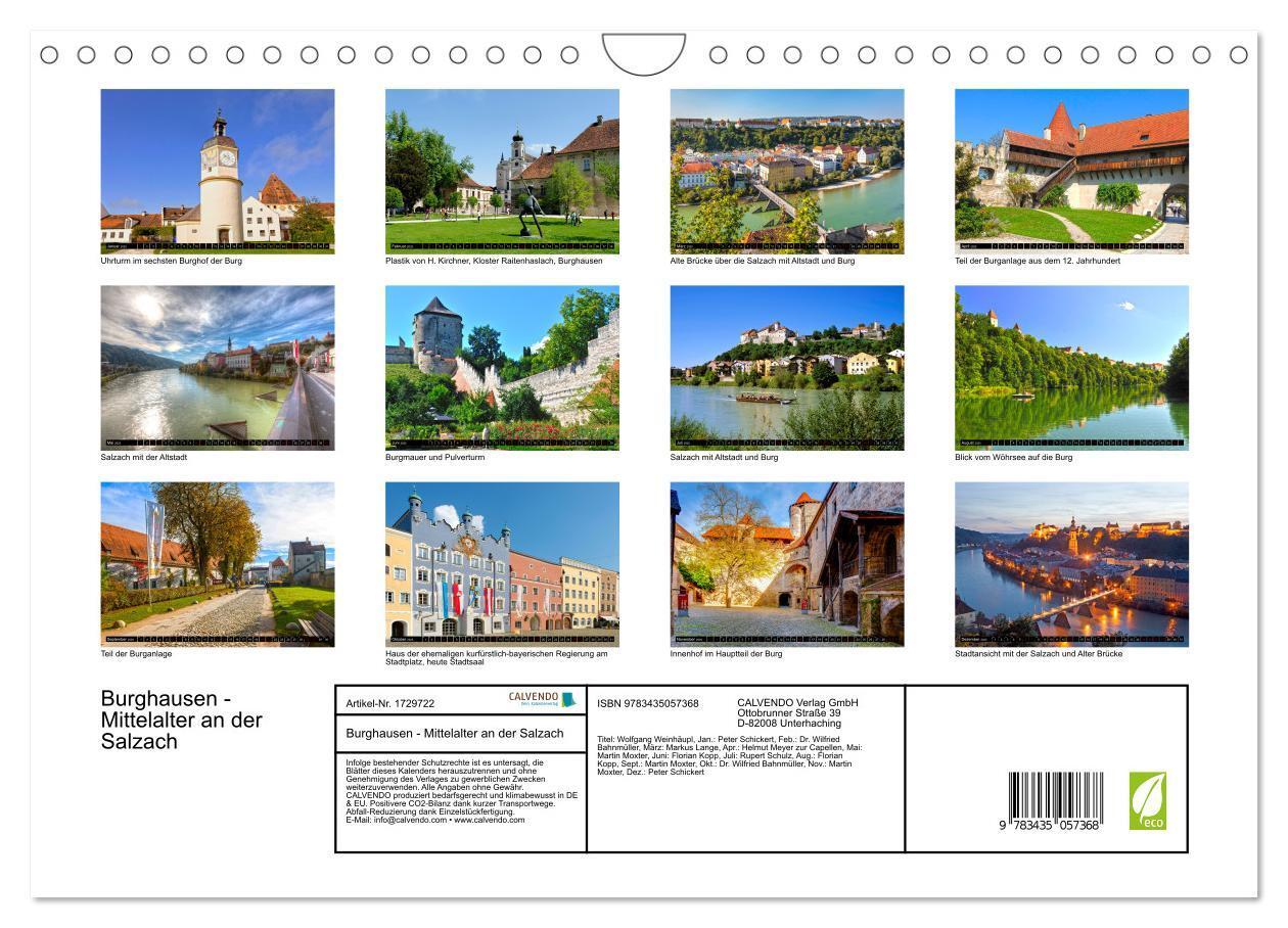 Bild: 9783435057368 | Burghausen - Mittelalter an der Salzach (Wandkalender 2025 DIN A4...