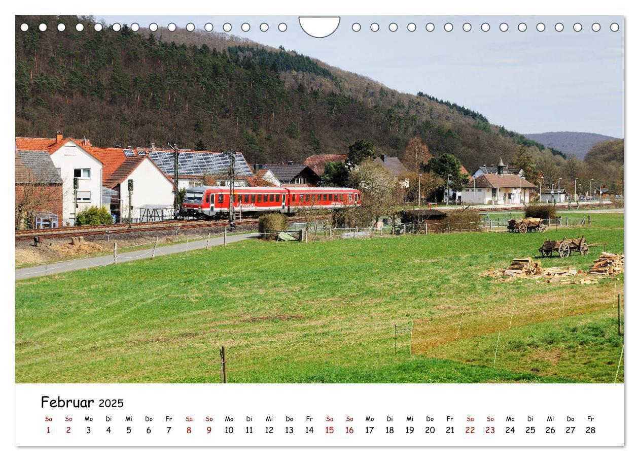 Bild: 9783435196395 | Hessische Nebenbahnen - Unterwegs in Nordhessen (Wandkalender 2025...