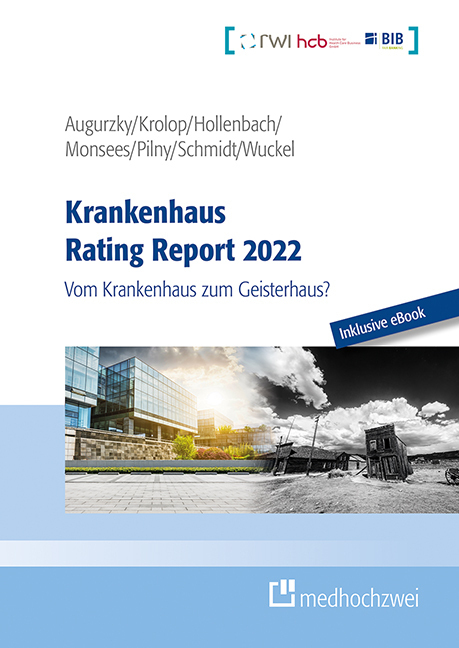 Cover: 9783862169153 | Krankenhaus Rating Report 2022, m. 1 E-Book | Boris Augurzky (u. a.)