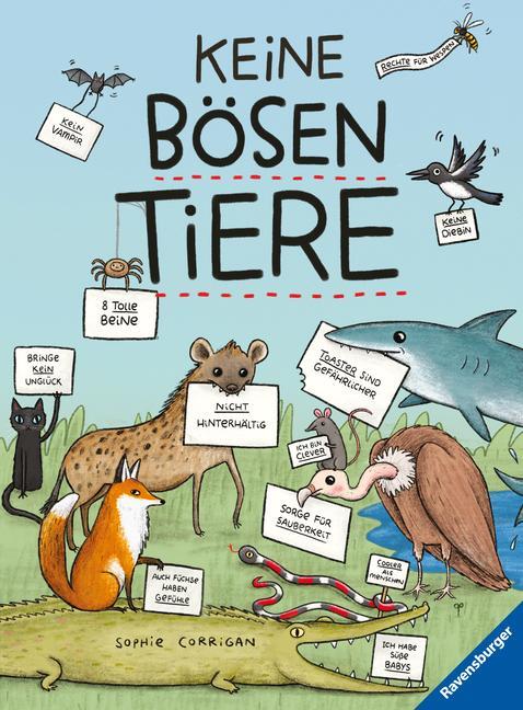 Cover: 9783473480258 | Keine bösen Tiere - Das etwas andere Tierbuch für Kinder ab 7 Jahren