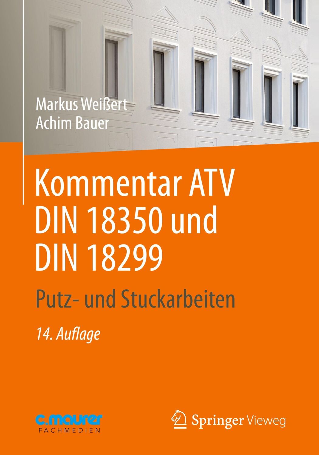 Cover: 9783658177591 | Kommentar ATV DIN 18 350 und DIN 18 299 | Putz- und Stuckarbeiten