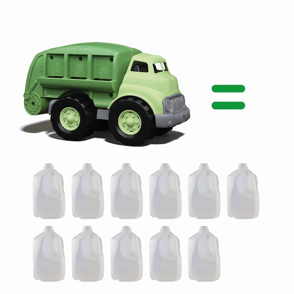 Bild: 793573550316 | GREENTOYS - Müllwagen für Recycling grün | Stück | 2023 | GREENTOYS