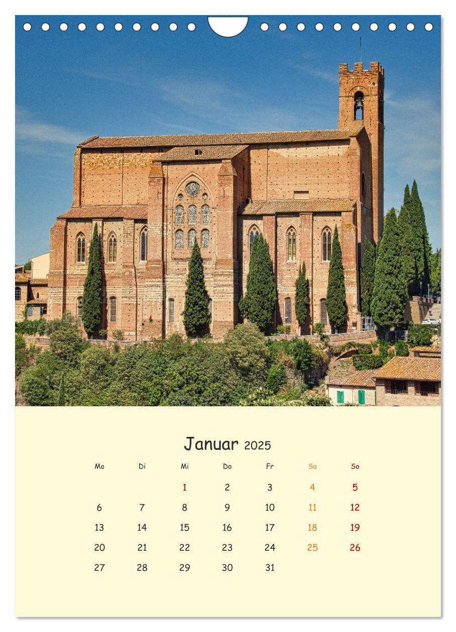 Bild: 9783435887361 | Siena - Impressionen (Wandkalender 2025 DIN A4 hoch), CALVENDO...