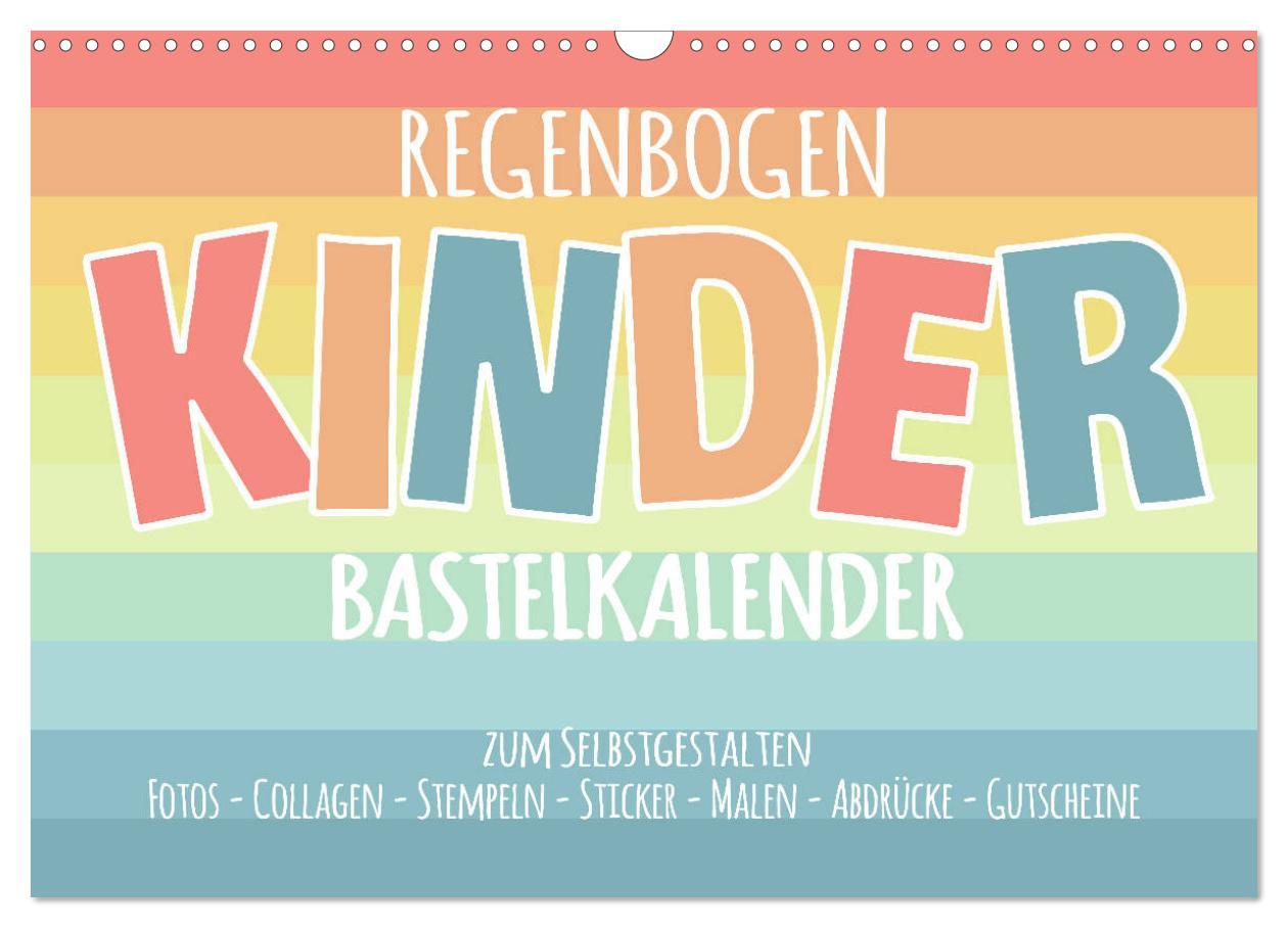 Cover: 9783435227389 | Regenbogen Kinder Bastelkalender - Zum Selbstgestalten - DIY...