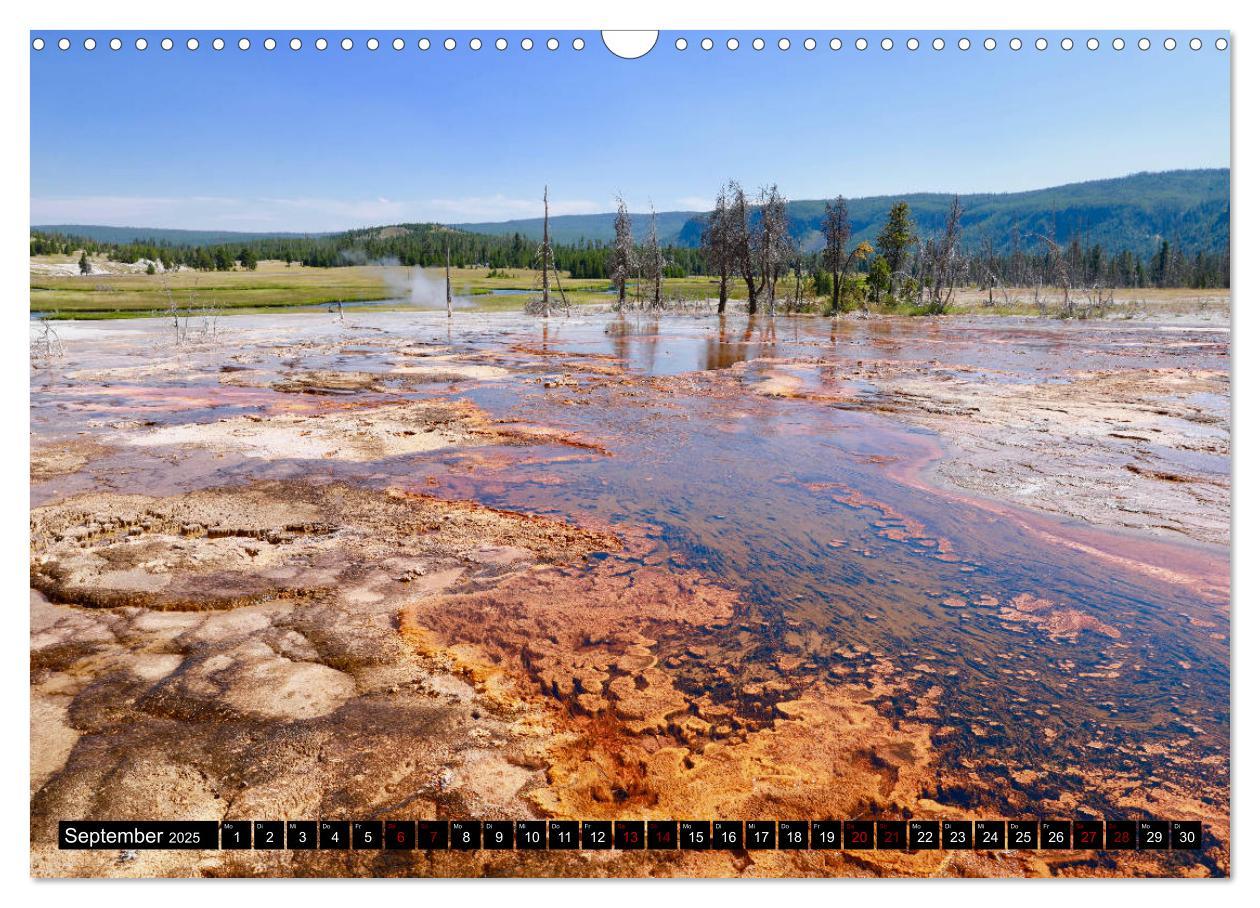 Bild: 9783435284726 | Wunderwelt Yellowstone 2025 (Wandkalender 2025 DIN A3 quer),...