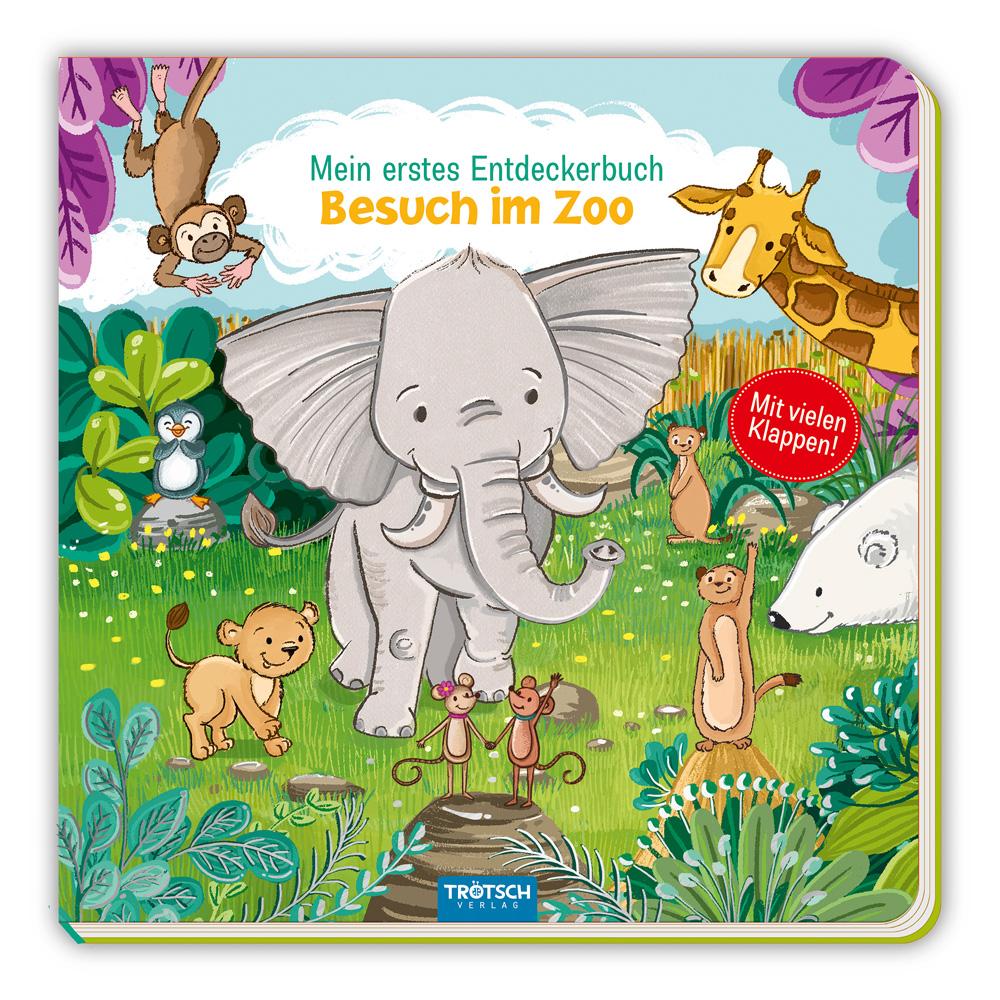 Cover: 9783988023001 | Trötsch Pappenbuch mit Klappen Mein erstes Entdeckerbuch Besuch im Zoo