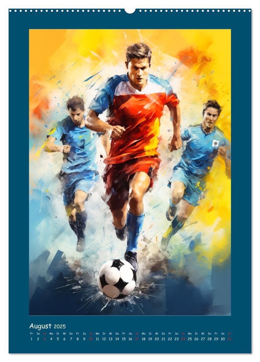 Bild: 9783383806926 | Leidenschaft Fussball. Stadionstimmung im Aquarellstil...