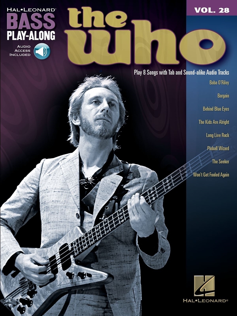 Cover: 884088406950 | The Who | Bass Play-Along Volume 28 | Bass Play-Along | 2011