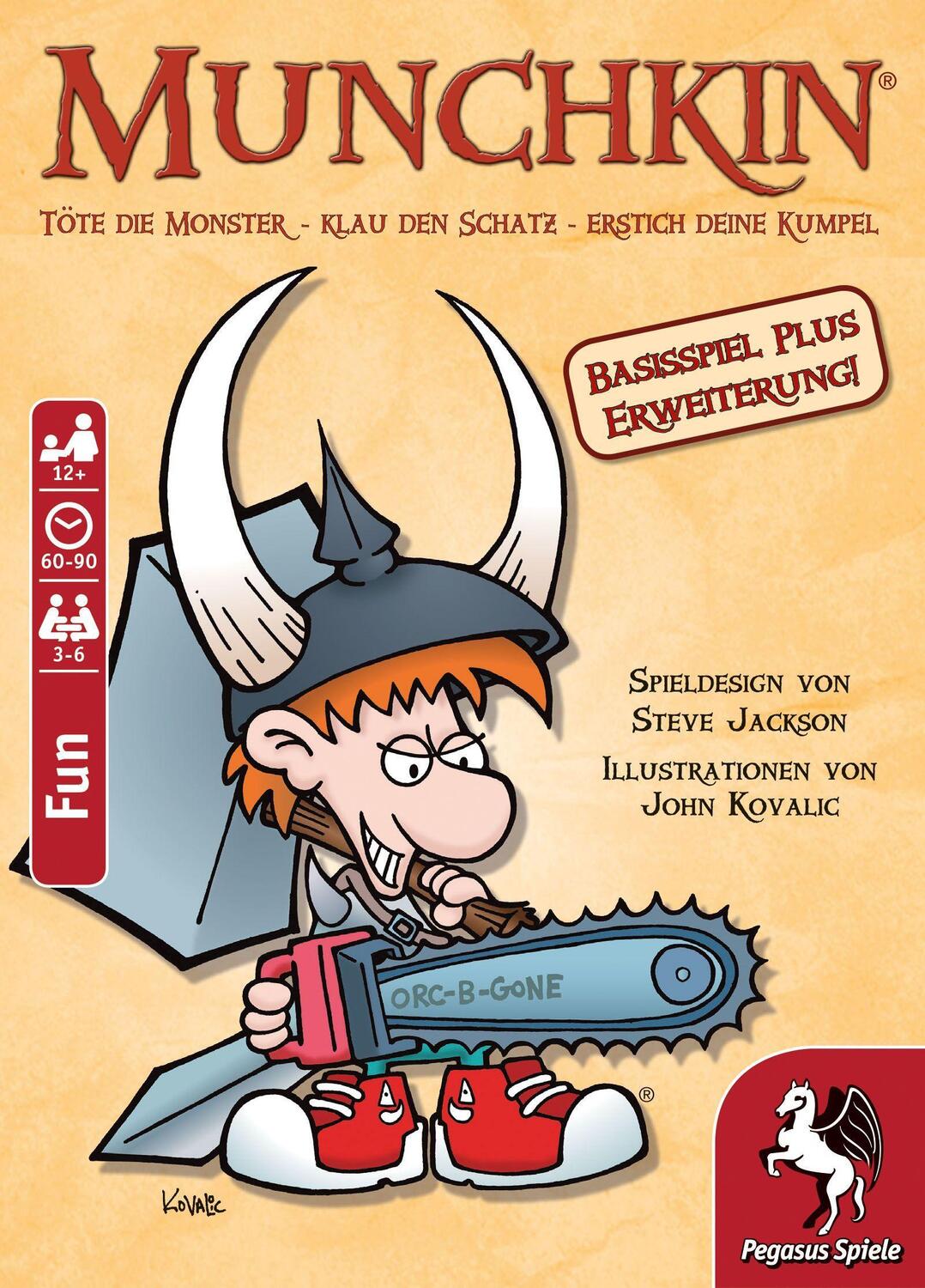 Bild: 4250231704796 | Munchkin 1+2 | Steve Jackson | Spiel | Deutsch | 2013 | Pegasus