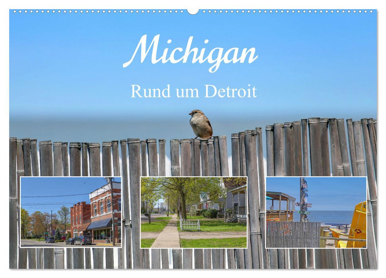 Cover: 9783457231203 | Michigan - Rund um Detroit (Wandkalender 2025 DIN A2 quer),...