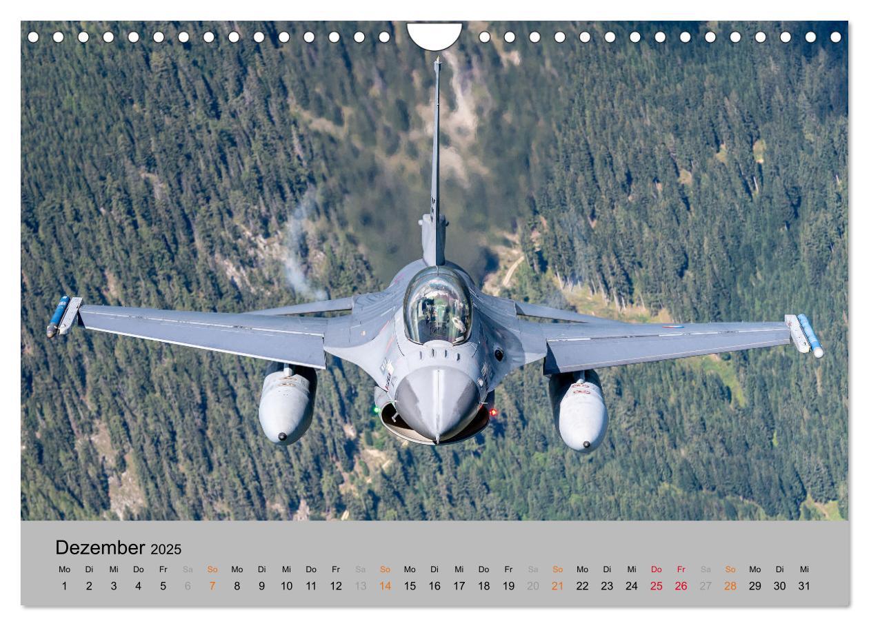 Bild: 9783383981463 | Kampfjet F-16 The Fighting Falcon (Wandkalender 2025 DIN A4 quer),...