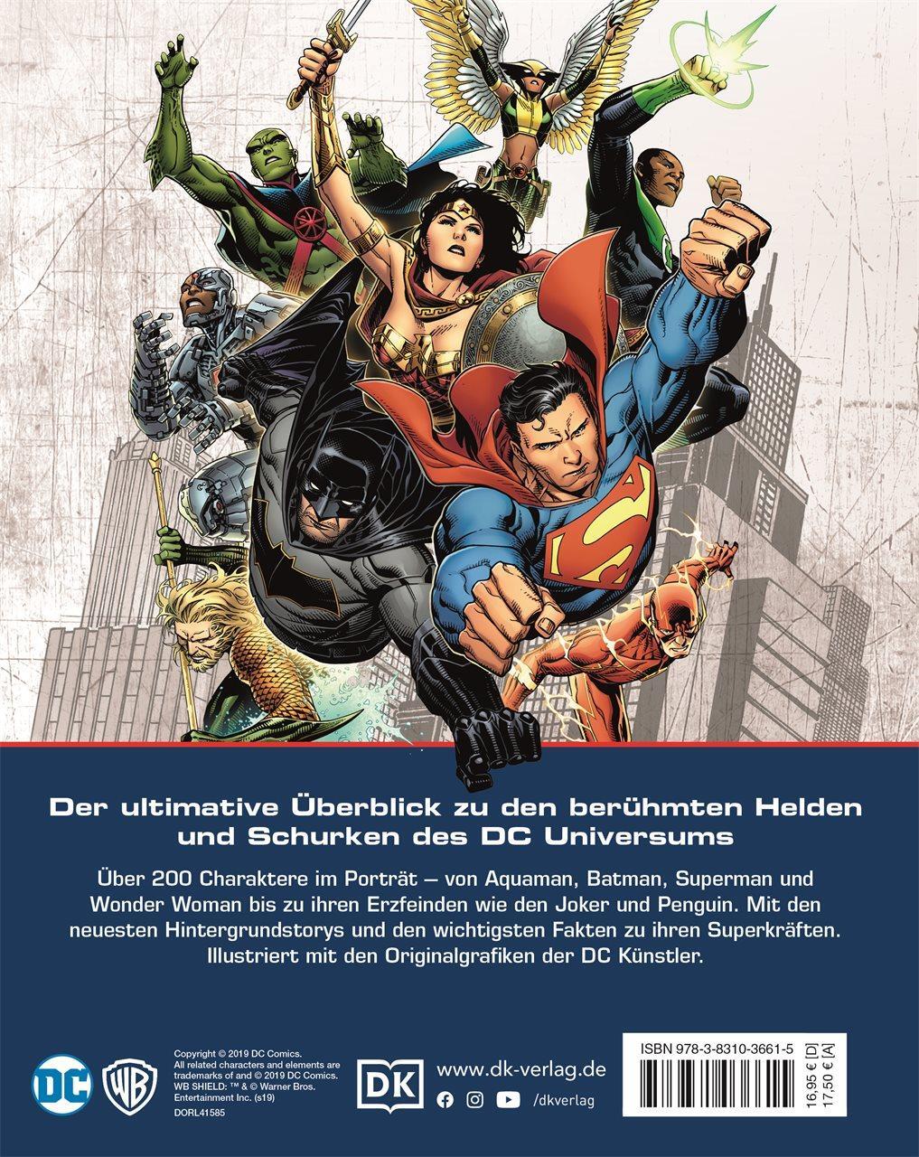 Rückseite: 9783831036615 | DC Comics Das große Superhelden-Lexikon | Erweitert und aktualisiert