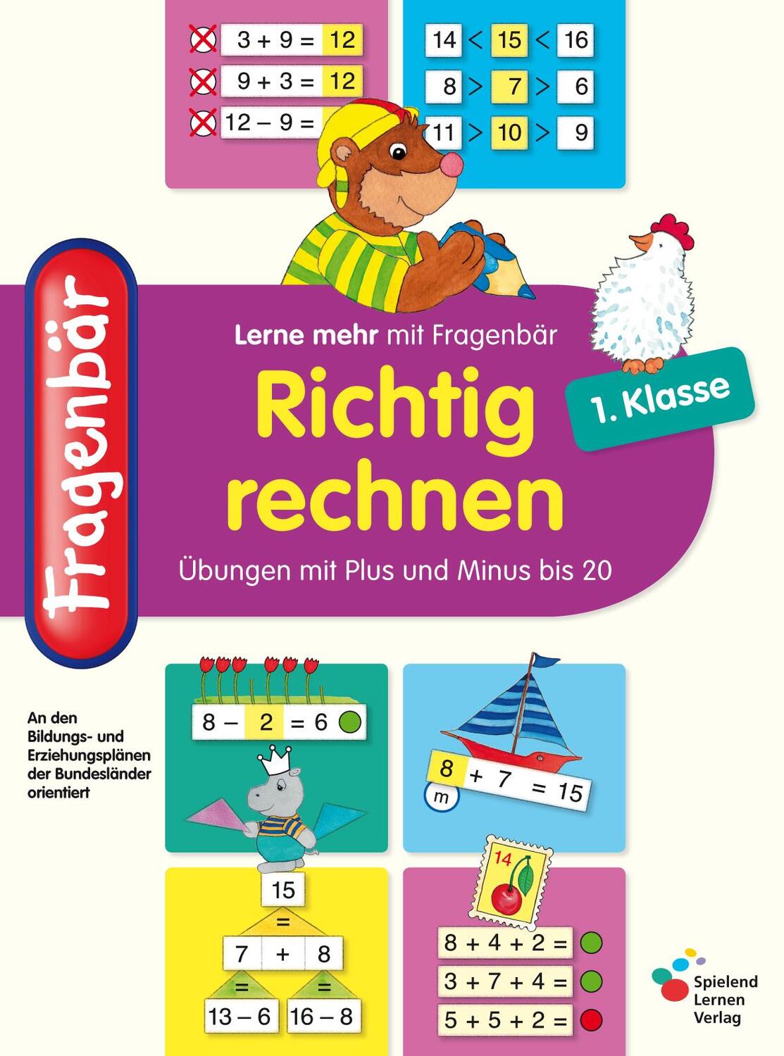 Cover: 9783940811240 | Fragenbär - Richtig rechnen 1. Klasse | Broschüre | 48 S. | Deutsch