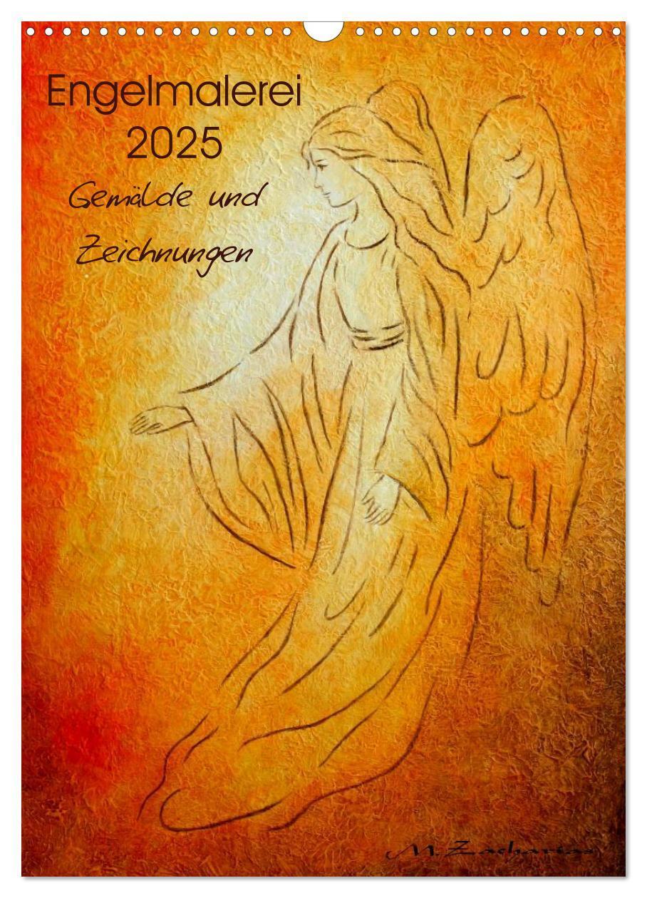 Cover: 9783457036266 | Engelmalerei 2025 Gemälde und Zeichnungen (Wandkalender 2025 DIN A3...