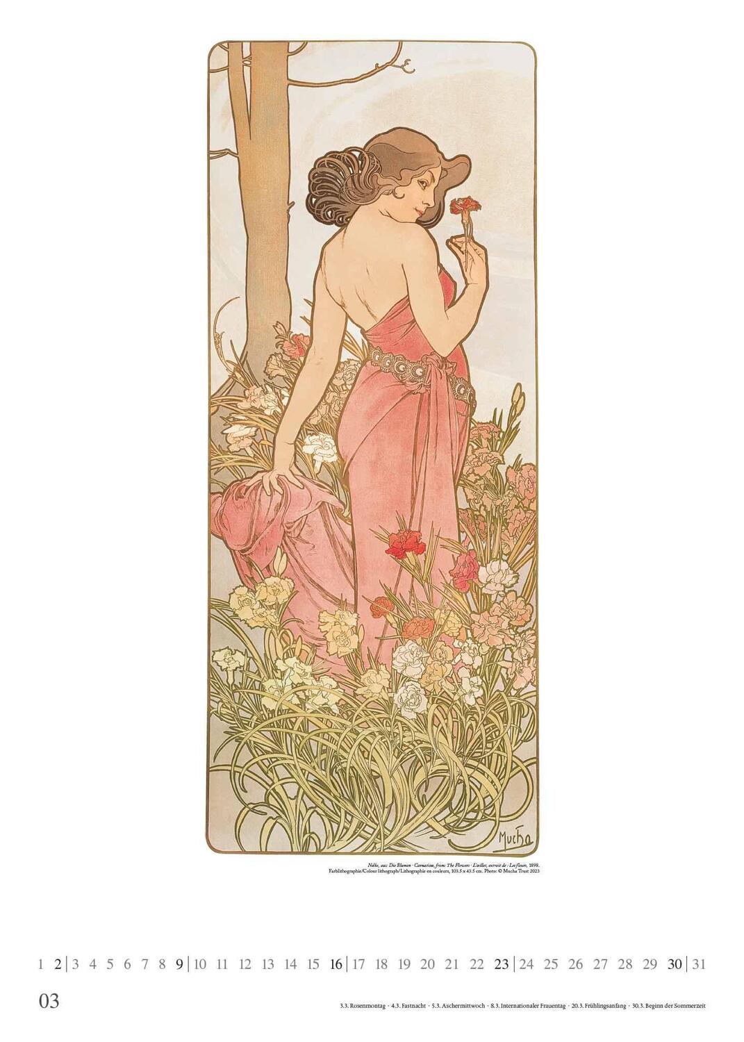 Bild: 4250809653310 | Mucha 2025 - Kunst-Kalender - Poster-Kalender - 50x70 | Kalender