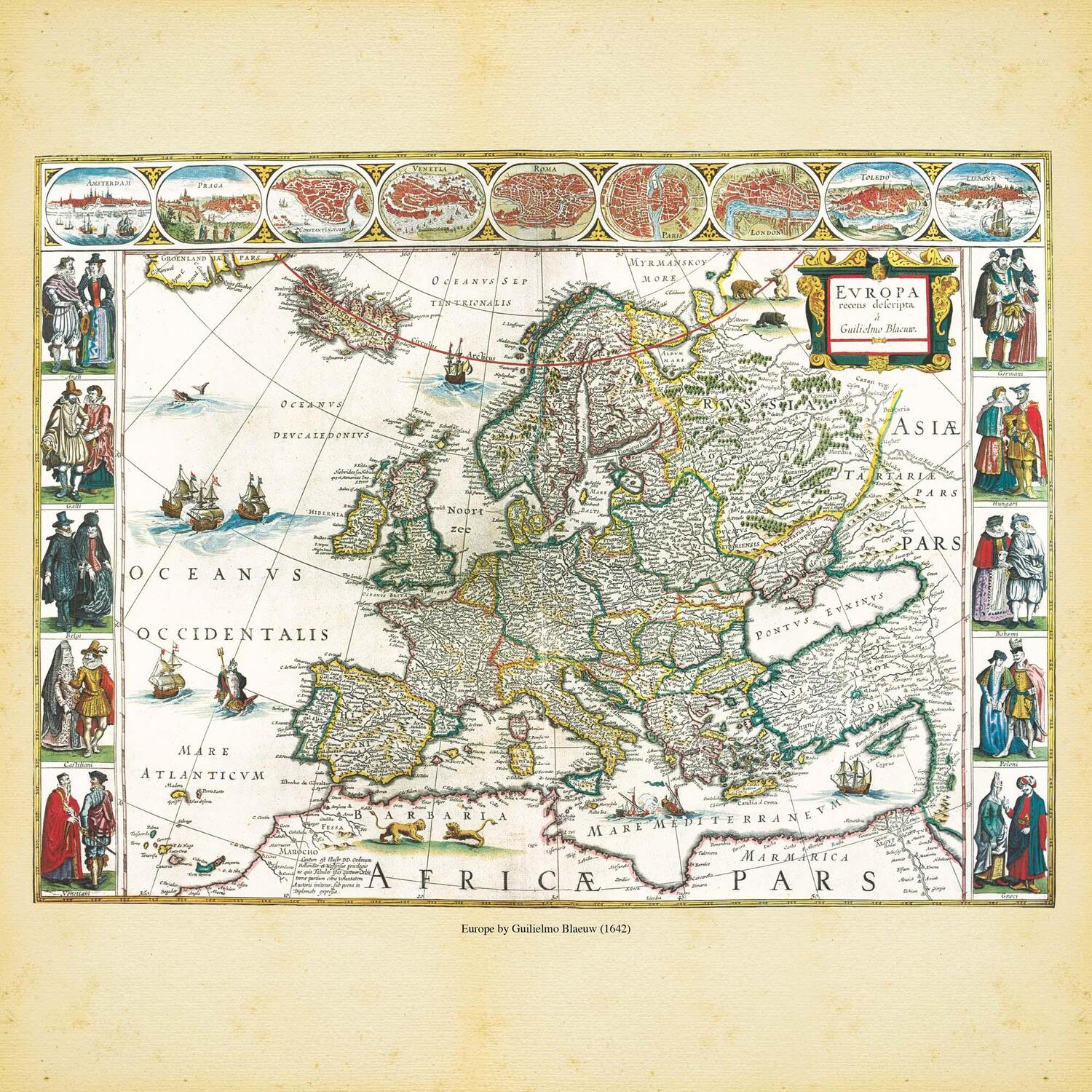 Bild: 9783959293891 | Antique Maps 2025 | Kalender 2025 | Kalender | Media Illustration