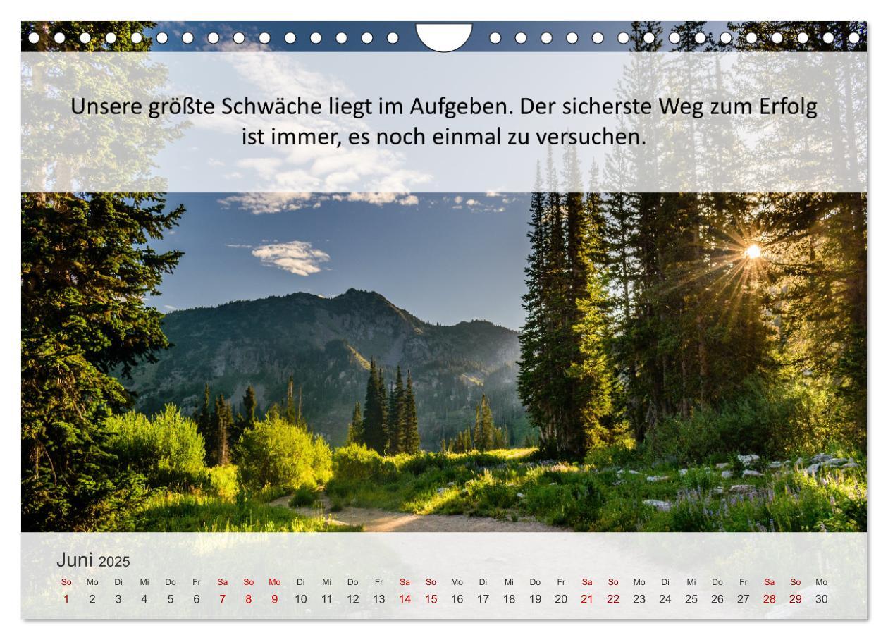 Bild: 9783435020232 | Motivationssprüche Erfolgsweg (Wandkalender 2025 DIN A4 quer),...